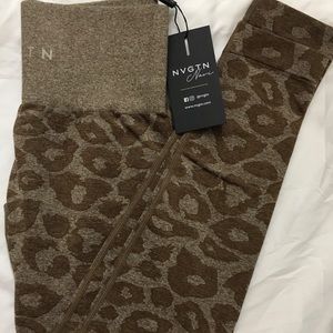 Mocha Leopard Seamless Leggings